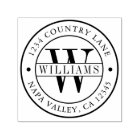 Elegant Monogram Return Address