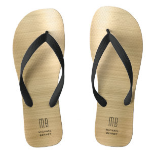 Elegant Monogram Thongs