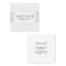 Elegant Monogram White Modern FAUX Silver Striped