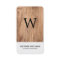 Elegant Monogram Wood Professional