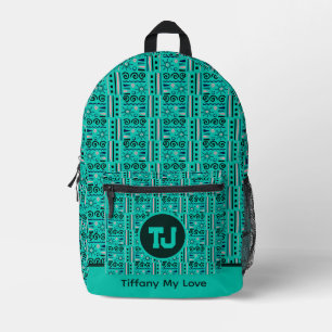 Elegant Monogrammed Bachelor Weekend Backpack