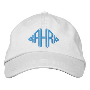 Elegant Monogrammed Embroidered Hat