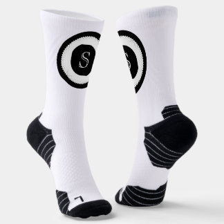 Elegant Monogrammed Stylish Socks