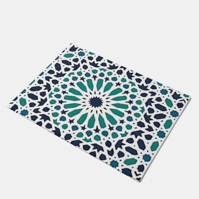 elegant moroccan glaze doormat (Angled)