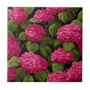 Elegant Moroccan Hydrangeas Tiles For Living Spa