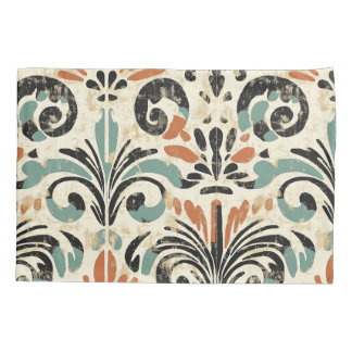 Elegant Moroccan Spanish Tile Pattern Pillowcase