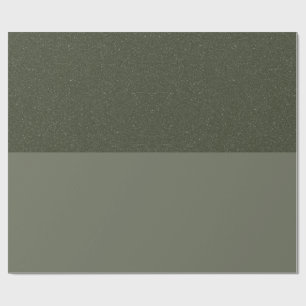Elegant Moss Green Wrapping Paper – Customisable