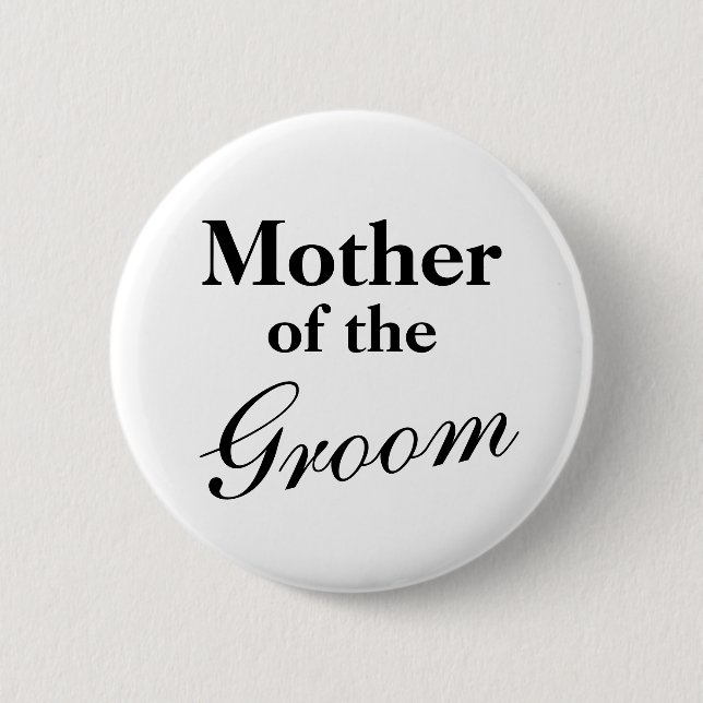 Elegant Mother of the groom buttons (Front)