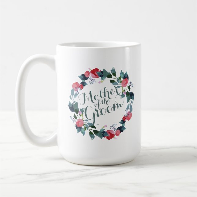 Elegant Mother of the Groom Wedding | Classic Mug (Left)