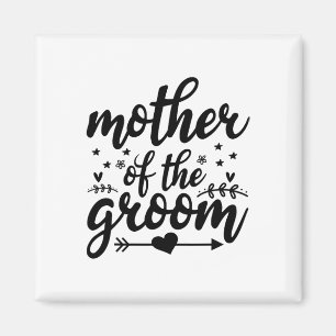 Elegant Mother Of The Groom Wedding Marriage Mum Magnet