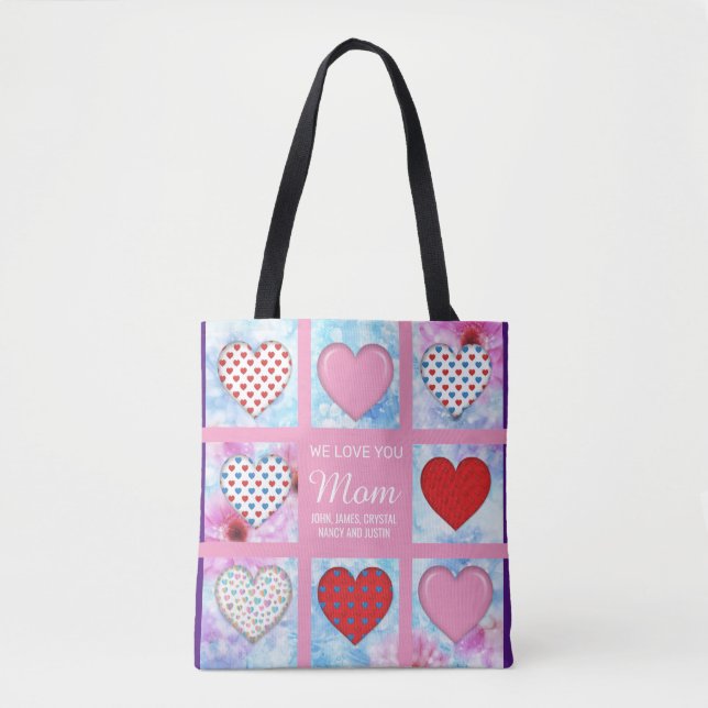 Elegant Mother’s Day Design Minimalist Editable Tote Bag (Front)