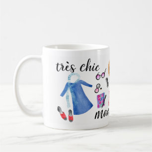 Elegant Mother’s Day Illustration Coffee Mug