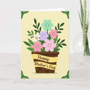 Elegant Mothers Day Blossom Art Card