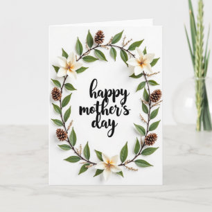 Elegant Mothers Day Floral Card