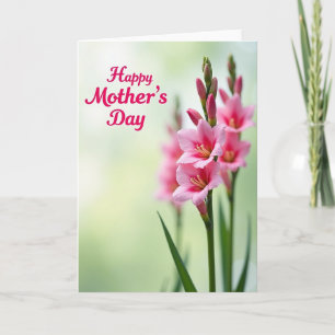 Elegant Mothers Day Flower Card
