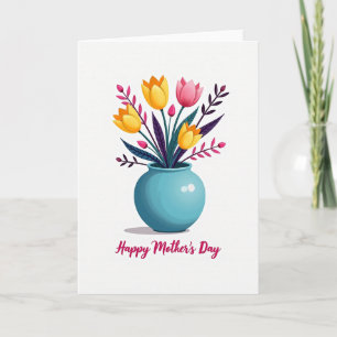 Elegant Mothers Day Flowers Card