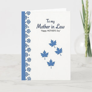 Elegant Mothers Day In Law Card