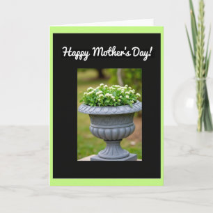 Elegant Mothers Day Planter Card
