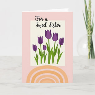Elegant Mothers Day Purple Card