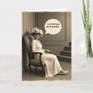Elegant Mothers Day Sepia Card