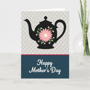 Elegant Mothers Day Teapot Card