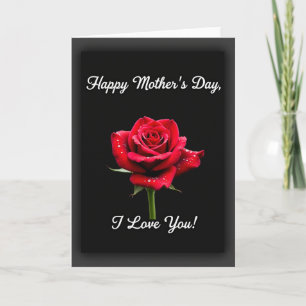 Elegant Mothers Love Bloom Card