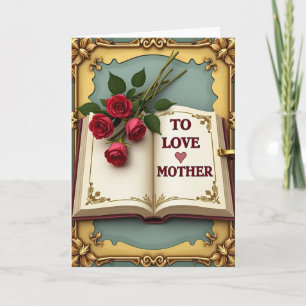 Elegant Mothers Love Story Card