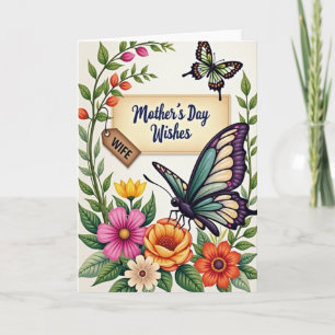 Elegant Mothers Message Card