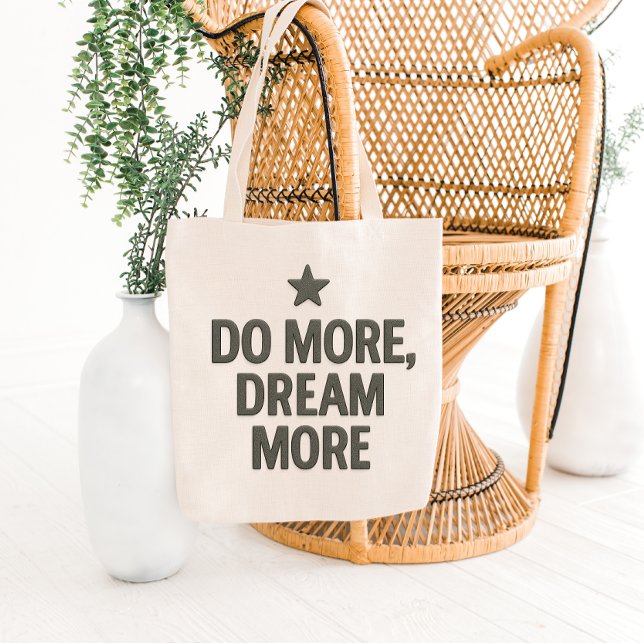 Elegant Motivational Quote Tote Bag Design (Creator Uploaded)