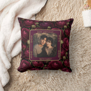 Elegant Mr And Mrs 5Th Anniversary Throw Pillow 