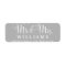 Elegant Mr and Mrs Script Wedding Return Address