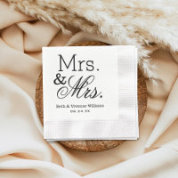 Elegant Mrs and Mrs Wedding