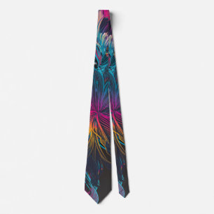 Elegant Multi-colour Floral Necktie