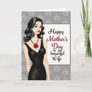 Elegant Mum Graphic Card