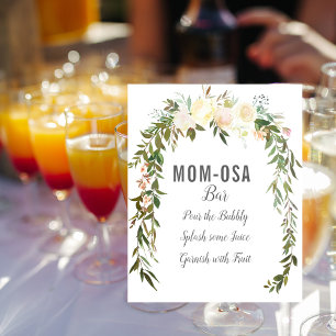 Elegant Mum-osa Bar Baby Sprinkle Shower Poster