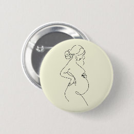 Elegant Mum-to-Be Baby Shower Favour Pin
