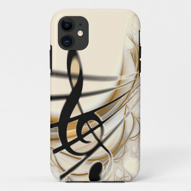 Elegant Musical Note Case-Mate iPhone Case (Back)