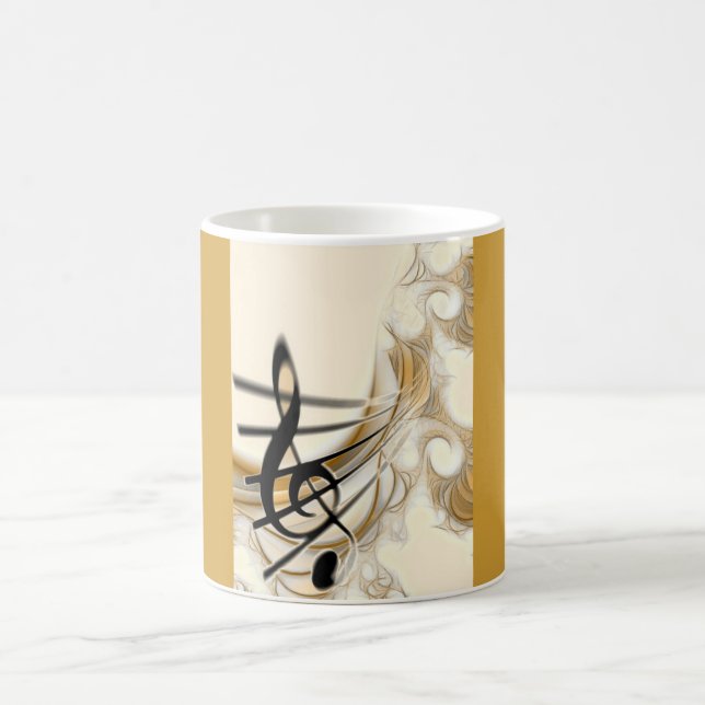 Elegant Musical Note Coffee Mug (Center)