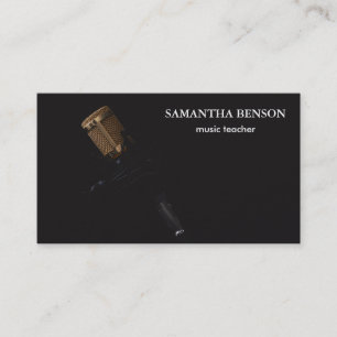 Elegant Musician  Business Card