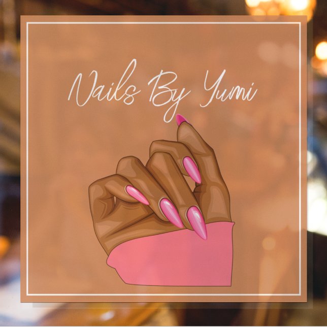 Elegant Nail Artist Manicurist Typography Branded  (Creator Uploaded)