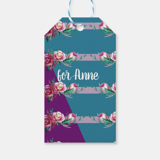 Elegant Name Gift Tag (Front)