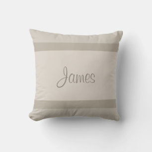 Elegant Name Hand Script Font Text Modern Plain Cushion