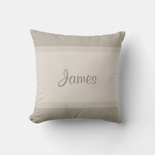 Elegant Name Handwritten Script Font Text Modern Cushion