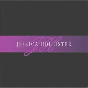 Elegant Name & Monogrammed Initial/s
