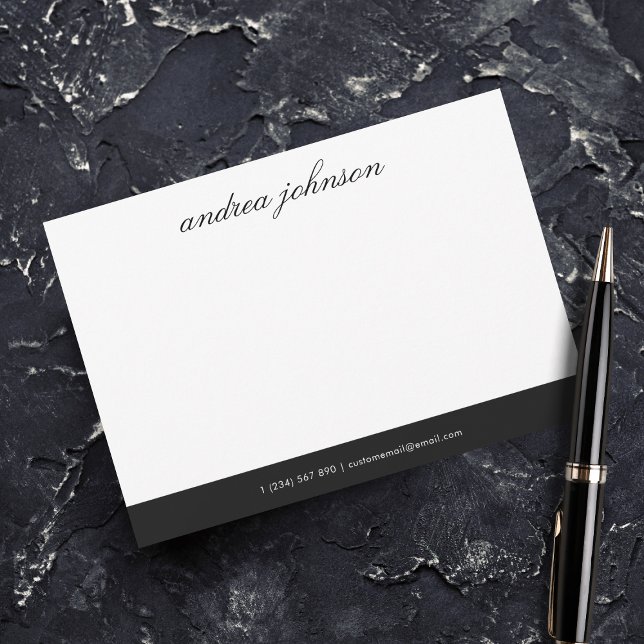 Elegant Name & Text Business Company Professional Card (Creator Uploaded)
