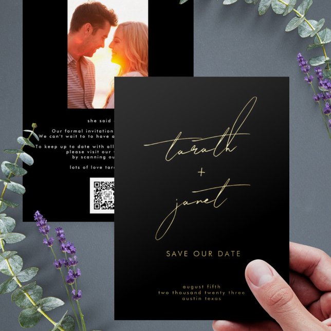 ELEGANT NAMES | Photo Custom Save OUR Date (Creator Uploaded)