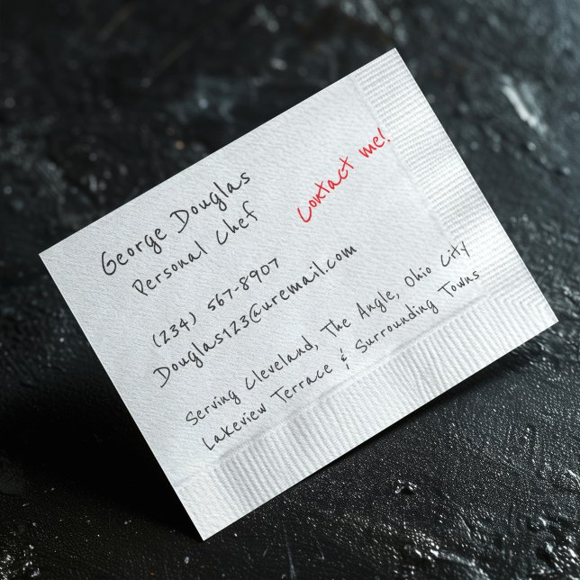 Elegant Napkin Background Flyer Template (Creator Uploaded)