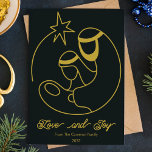 Elegant Nativity Religious Christmas Flat Holiday Card<br><div class="desc">Embrace the spirit of the season with our newest collection of Flat Christmas greeting cards, designed to spread joy and cheer among business partners, friends, and beloved family members. Our assortment boasts an array of festive designs, each crafted to bring warmth and merriment to your holiday messages. Whether extending season's...</div>