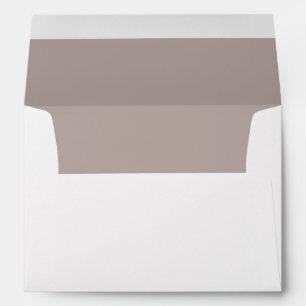 Elegant Natural Cream Lined Wedding Envelope