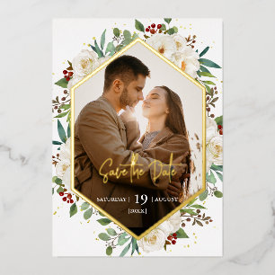 Elegant Natural White Rose Peony Floral Wedding